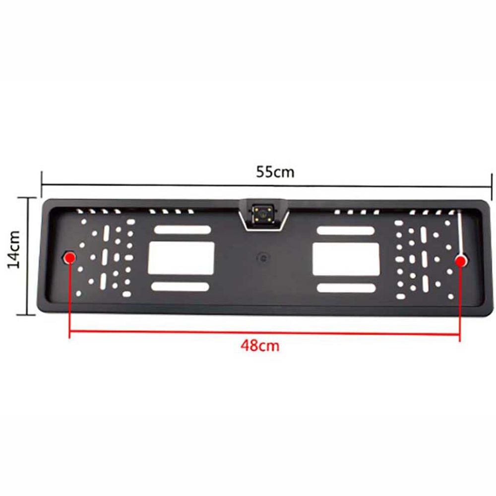 VODOOL Frame Plat Nomor Polisi Kamera Belakang Mobil HTM