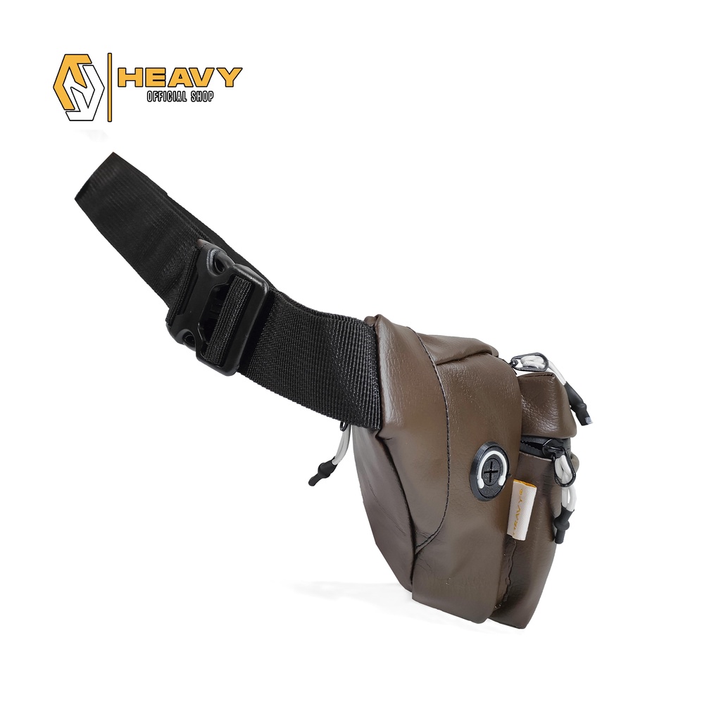 Tas Heavy Waistbag Heavy PU. leather high quality | Tas Pinggang - tas selempang - tas waistbag heavy