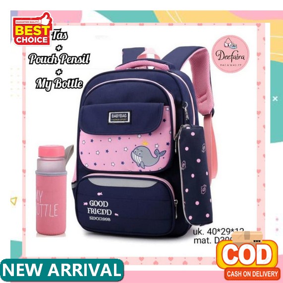 Fl_Tas Anak Sekolah Ransel Anak Karakter Burung Hantu Backpack Anak Sd Dan Tk Laki Laki Perempuan Ka