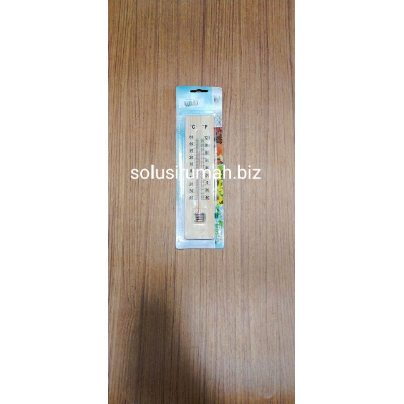 THERMOMETER RUANGAN BAHAN KAYU