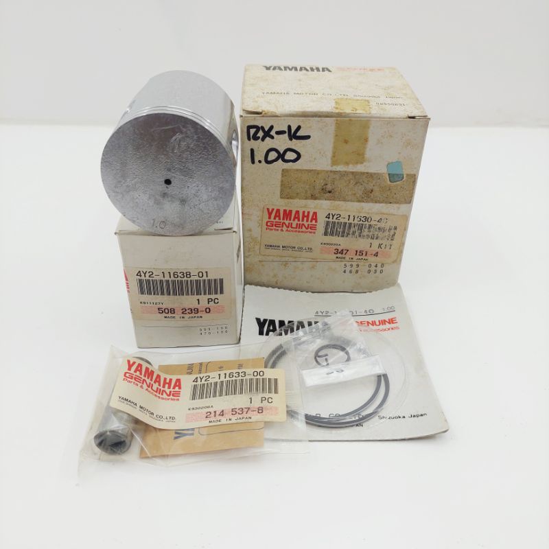 Piston Kit Rxking Piston Ring Klip Pen Japan 4Y2 OS 100