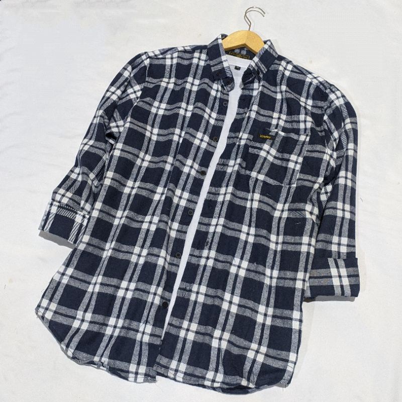 flanel pria wanita panjang kemeja flannel best seller atasan flanel wanita kemeja wanita fashion flanel wanita distro-Kj