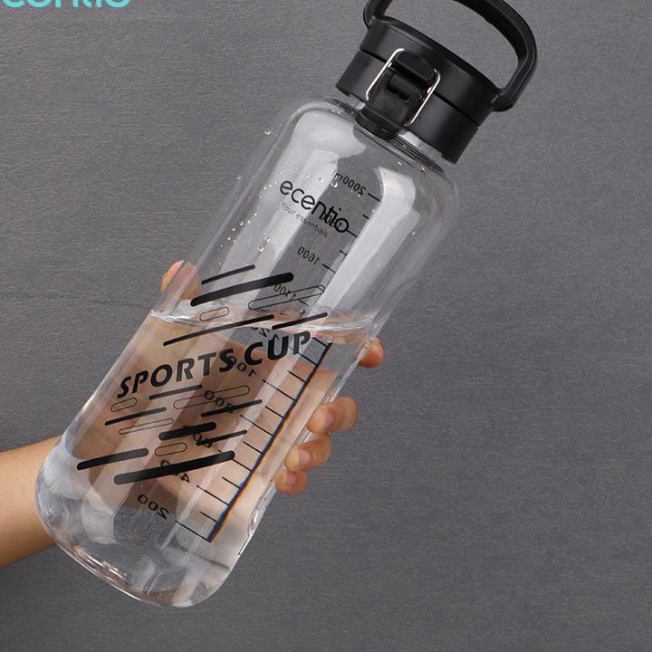 ❤️MEN SALE❤️ 【CRAZY SALE 90%off】ecentio Botol Minum olahraga 1 liter 2 liter Termos Air Panas Tumble