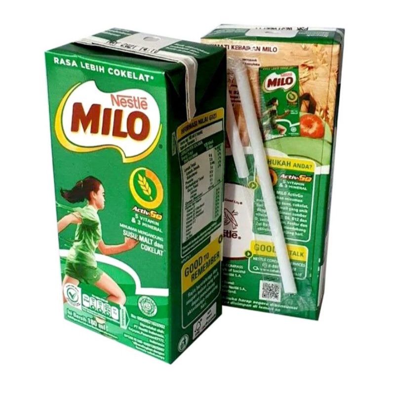 

MILO susu UHT 180 ml isi 36 pcs