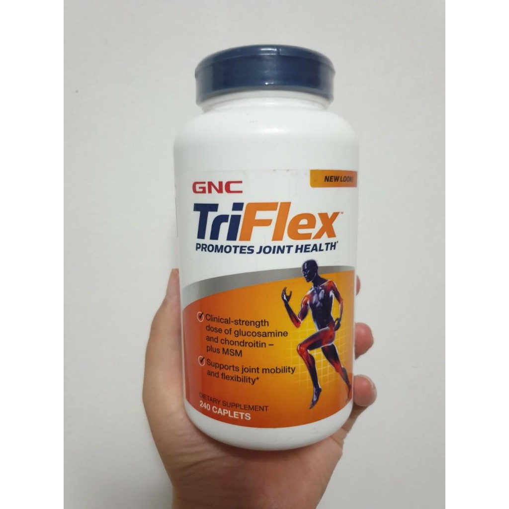 vitamin lutut Suplemen persendian GNC Triflex Glucosamine, Chondroitin, MSM isi 240 ORI READY
