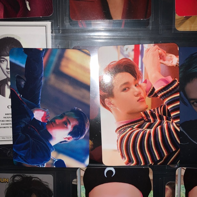 KAI JONGIN EXO PHOTOCARD PC ALBUM LOVE ME RIGHT LMR COMING OVER JAPAN