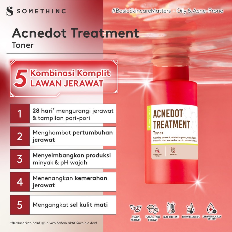 Somethinc - Acne Dot Series ( Acne Spot, Low pH Cleanser, Moisturizer, Toner )