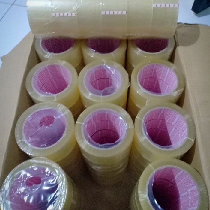 

Nikmati Lakban.Solasi.Isolasi.Selotip Bening Coklat Daimaru 2 Inch 48Mmx90Yard Bergaransi