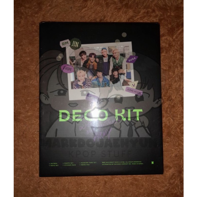 BTS - TAEHYUNG NAMJOON SET DECO KIT 2022[READY STOCK]