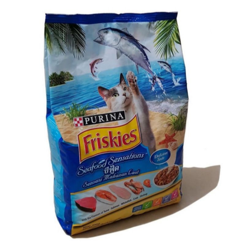 Makanan Kucing Friskies Seafood Sensations 1,2 kg 1,2kg Cat Food Murah