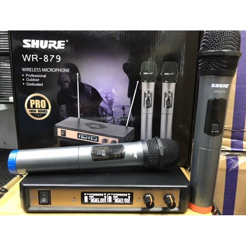 Mic wireless SHURE WR-879 microphone wireless shure wr879