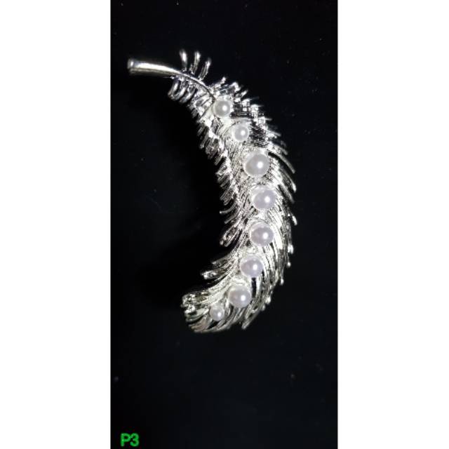 Bros perak mutiara