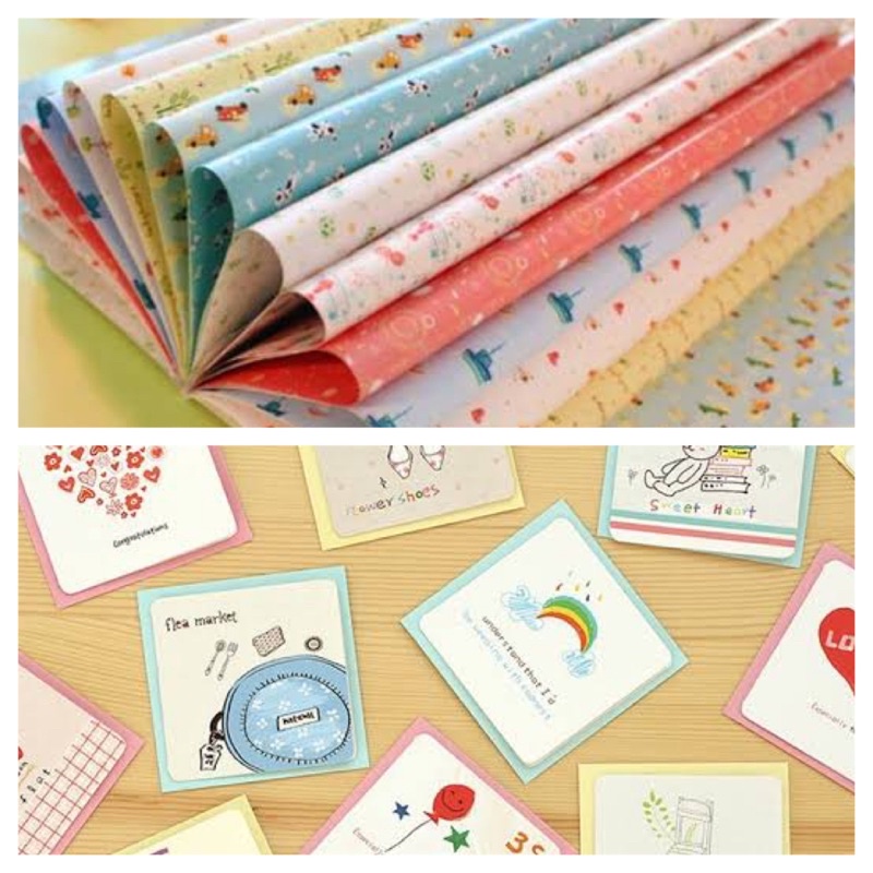 

Tambahan packing kertas kado dan kartu ucapan
