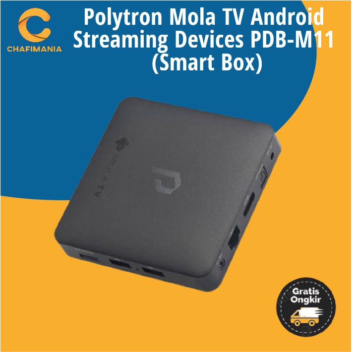 android tv box 4k Polytron Mola TV Android Streaming Devices PDB-M11 (Smart Box)