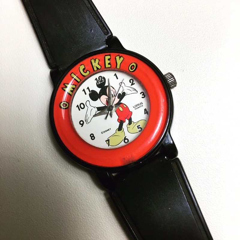 jam tangan mickey mouse disney second lorus quartz