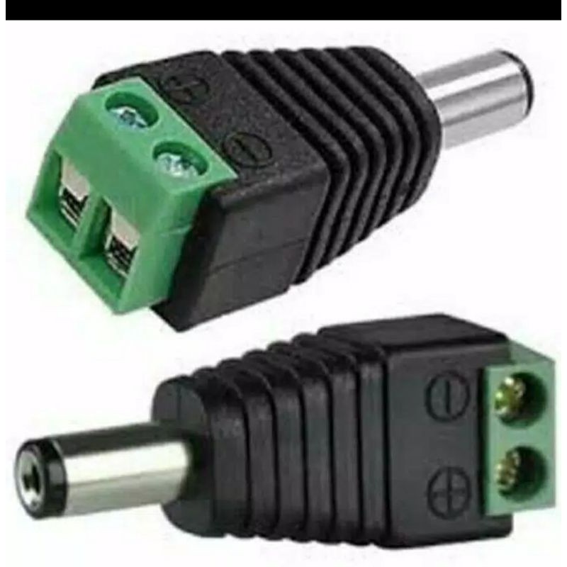 jak konector power dc cctv