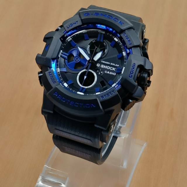 Jam tangan casio gshock black blue kw super