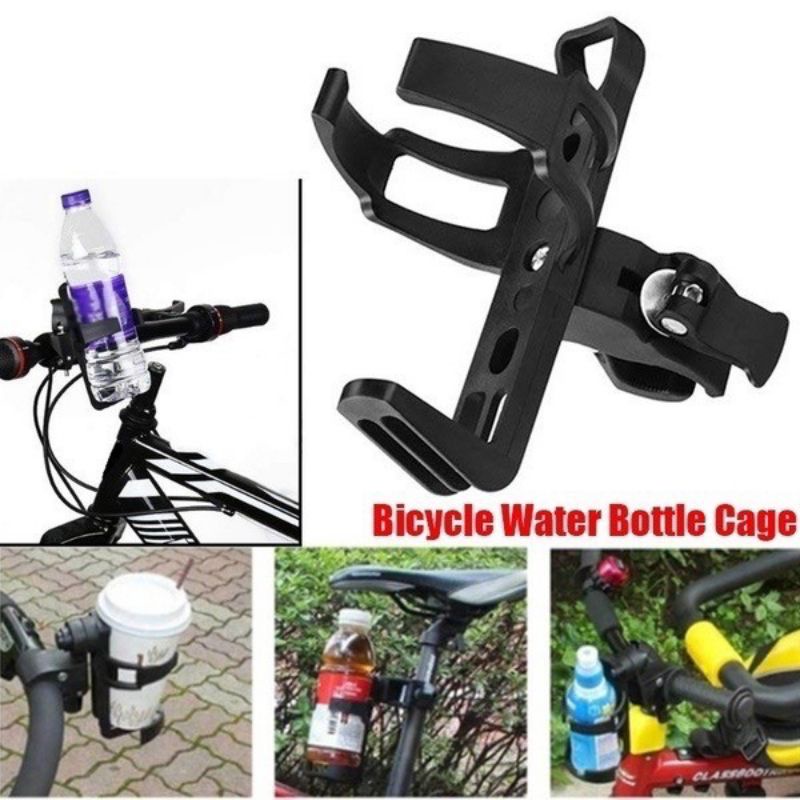 Holder Botol QR Minum Sepeda MTB 360 Degree Rotating Black  360 Derajat Penempatan Fleksibel &amp; Quick Release