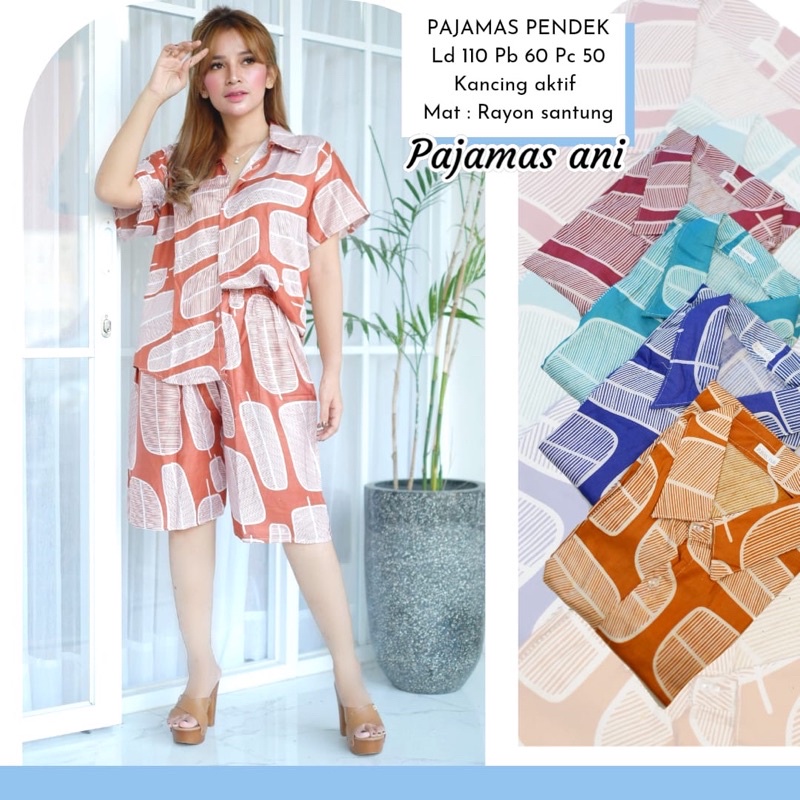 PAJAMAS SANTUNG / ONESET MURAH / SETCEL MURAH / ONE SET SULTAN