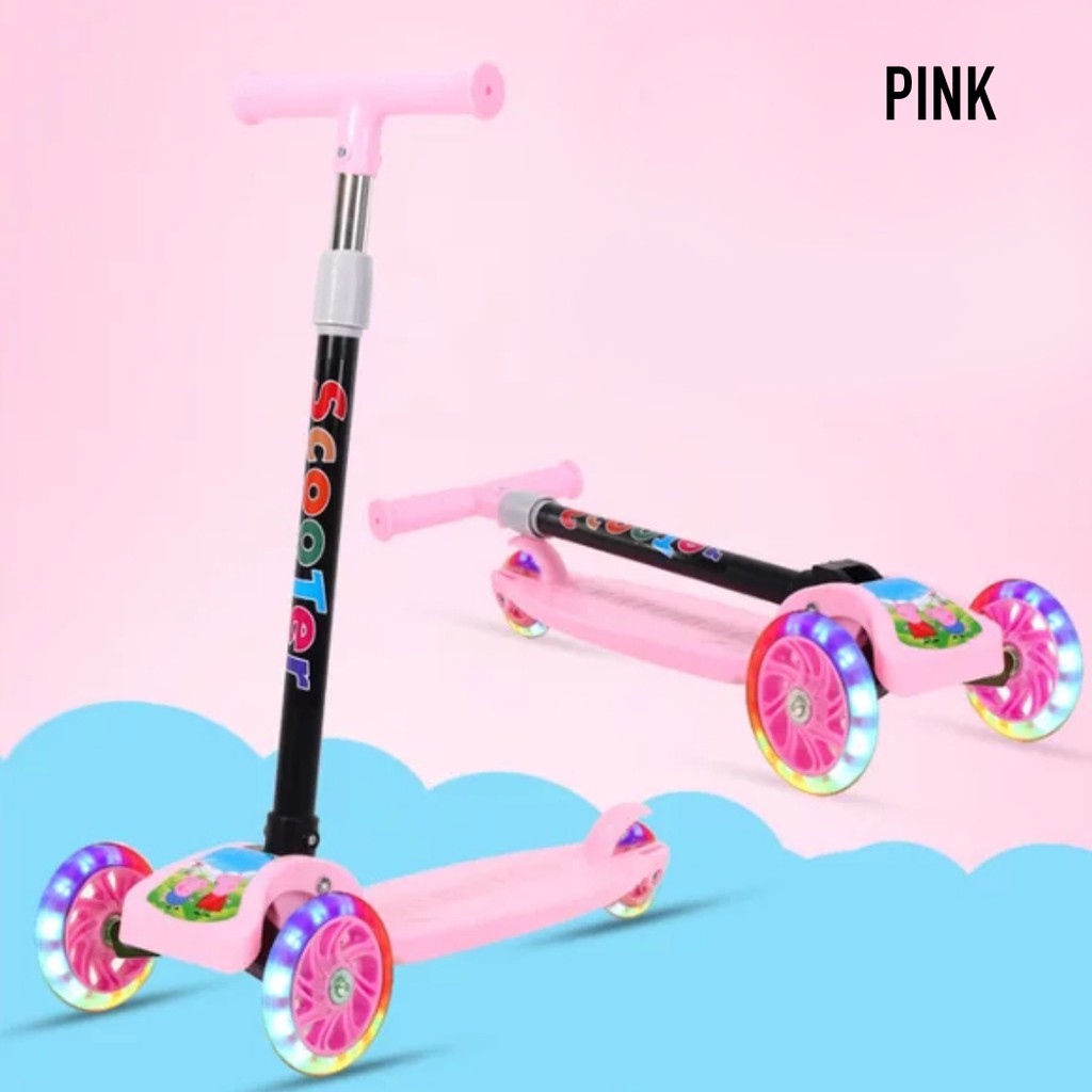 KICKBOARD SCOOTER MB 183 - SKUTER ANAK - RODA 3 - OTOPED ANAK - RODA ADA LAMPU LED-MICC.-2