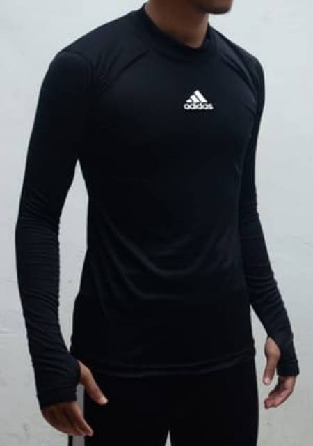 [COD] Baselayer Manset | Manset Baju Olahraga Unisex | Lapis Dalaman Baju Sport | Manset Lengan Panjang Fit