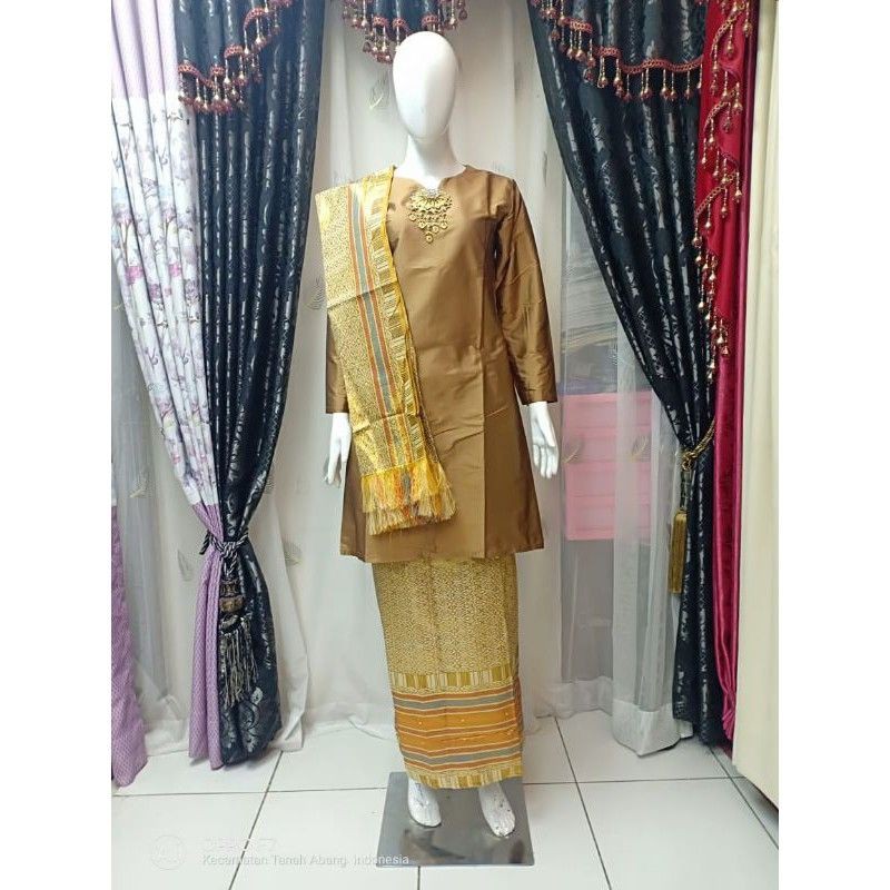 REALPICT SETELAN KEBAYA KURUNG MELAYU/KEBAYA SITI NURBAYA/KEBAYA KURUNG /SONGKET SELENDANG