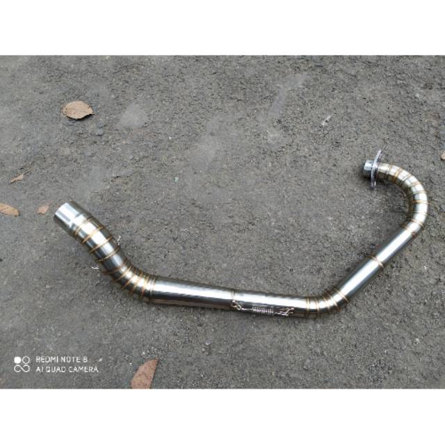 Leher pipa header knalpot racing custom balap drag bor up porting klx crf satria fu jupiter z mx old