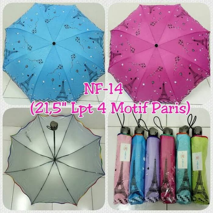 PAYUNG LIPAT 3 MOTIF MENARA EIFFEL PARIS NF 14