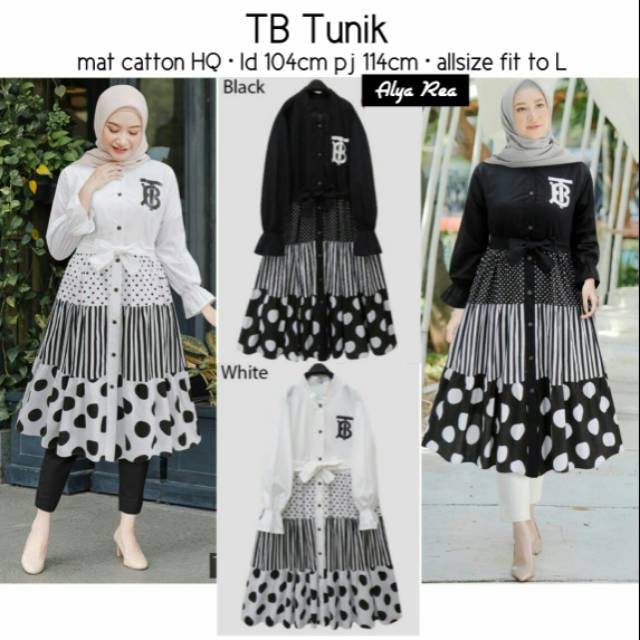 READY TB ATASAN TUNIK REAL PICT ALYA SOLO GROSIR BEST RESELLER