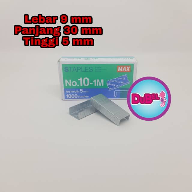 

Isi Staples Max No 10 / Isi Staples Kecil Max No.10 / Isi Staples Tembak / Refill Staples Max Isi 1000