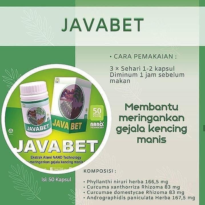 JABET - JAVA BET NASA - OBAT HERBAL NASA KHUSUS DIABETES - OBAT HERBAL NASA BPOM ORI