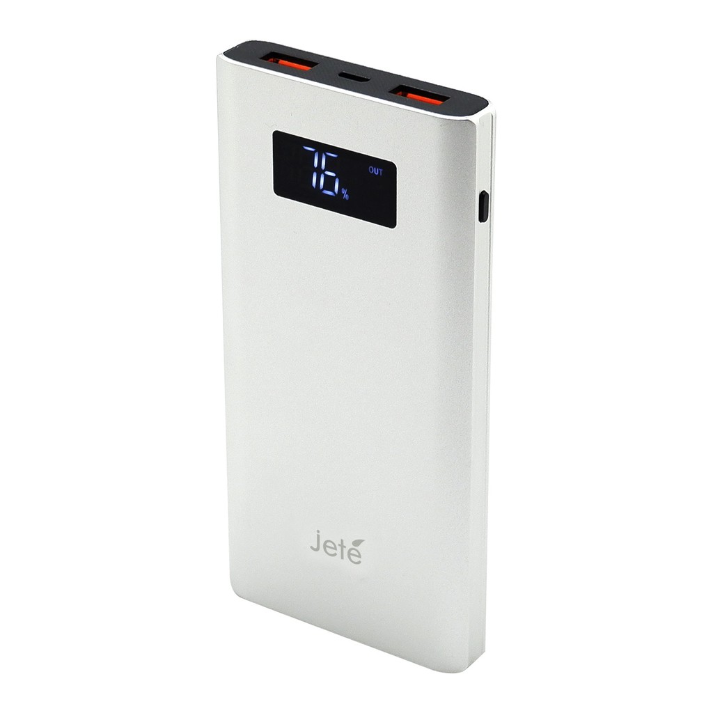 POWERBANK JETE SITIZ REAL 13000 MAH QUICK CHARGE 3.0 2 USB OUTPUT MURAH