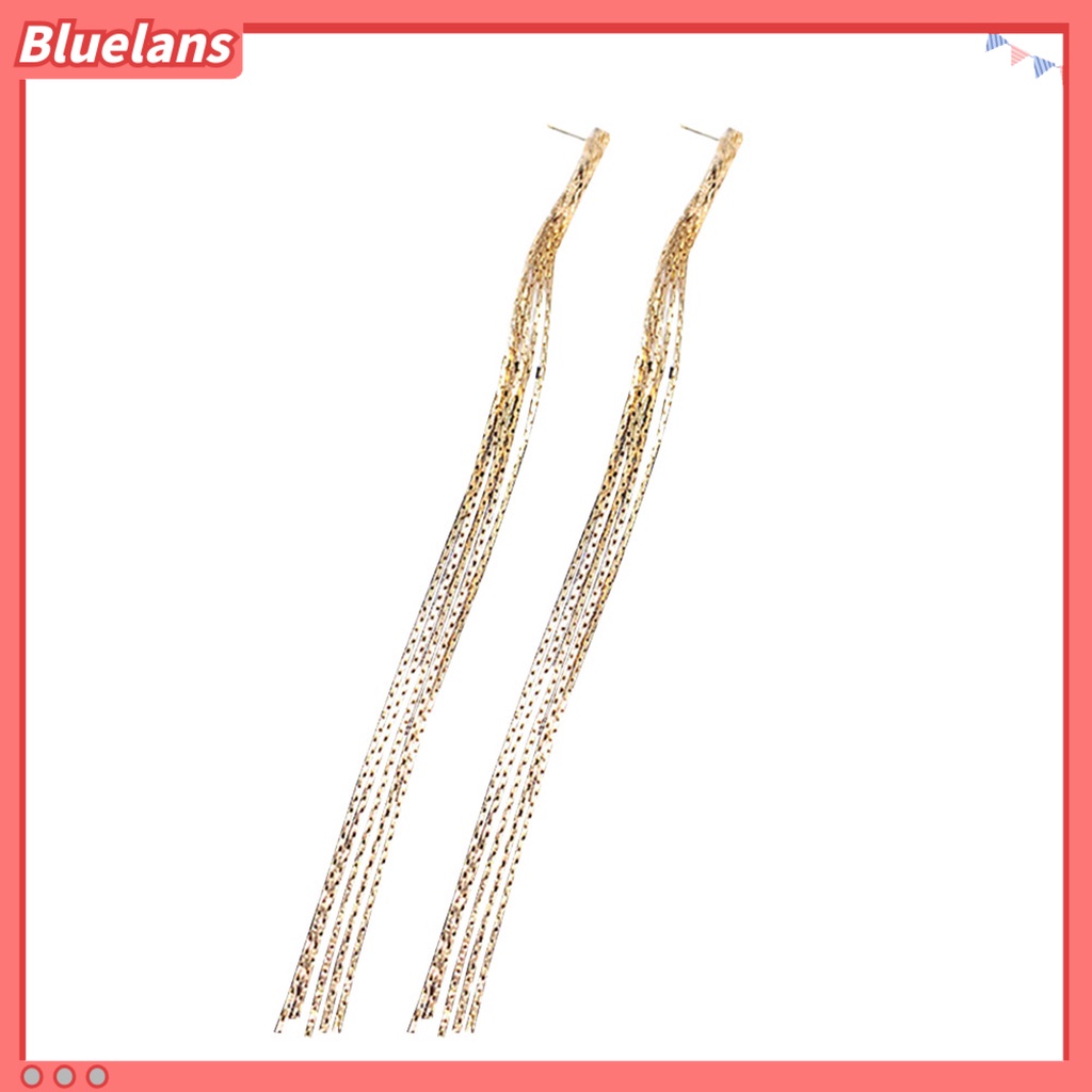 Bluelans Earrings Dangle Earrings Sturdy Aolly Long Tassel Earrings