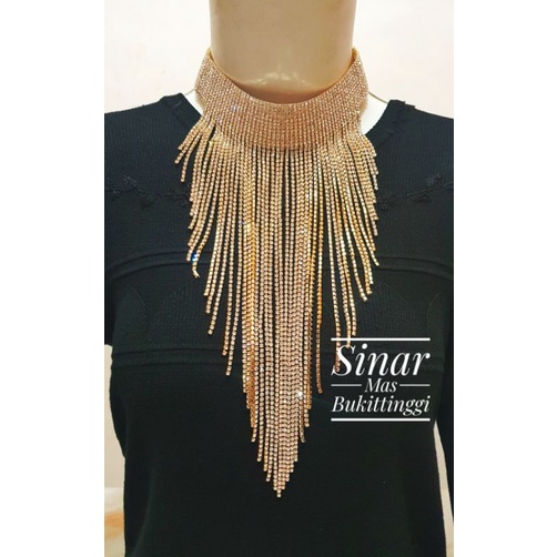 kalung coker pengantin full mata