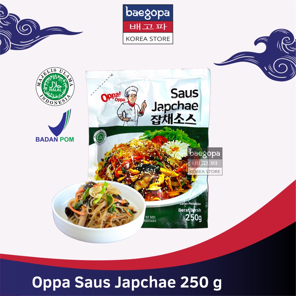 

OPPA Sauce Japchae Noodle Glass Korea 250 g Halal | Khas Korea.....