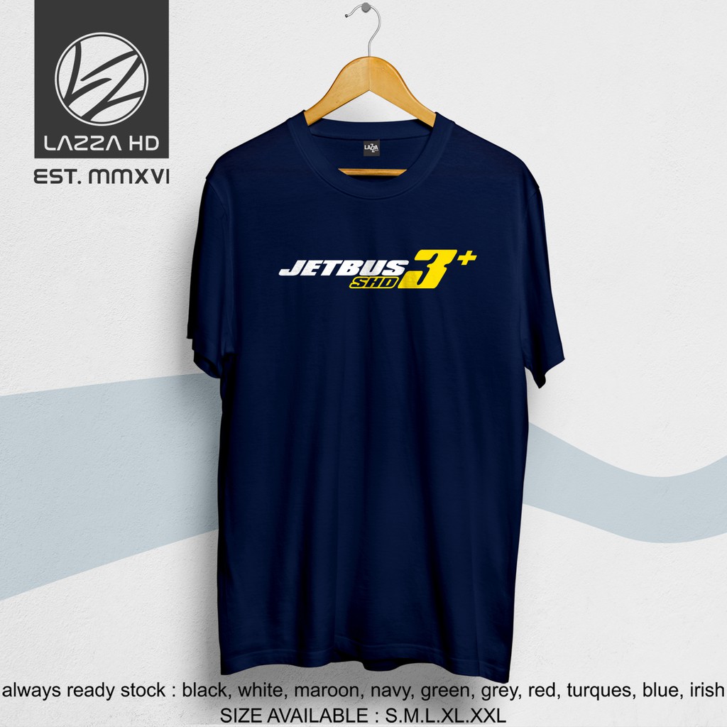 Kaos Baju Distro Bus Bis Mania Jetbus 3 Plus SHD Logo Terlaris