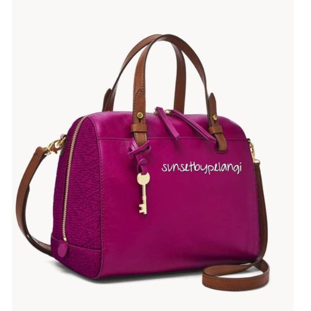 Tas Fossil Rachel Satchel Magenta