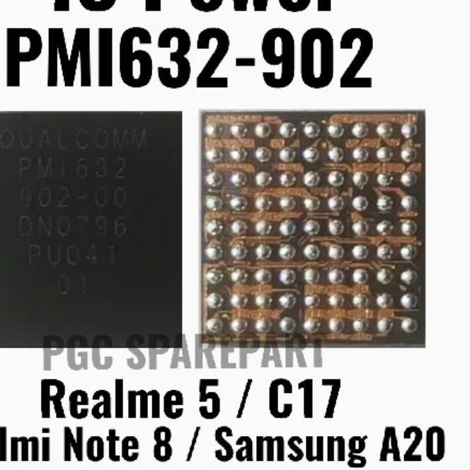 ✈ IC Power Pmi632-902-00 Pmi 632-902-00 PMI 632 902 00 - Realme 5 C17 - Redmi Note 8 Samsung A20 ۞