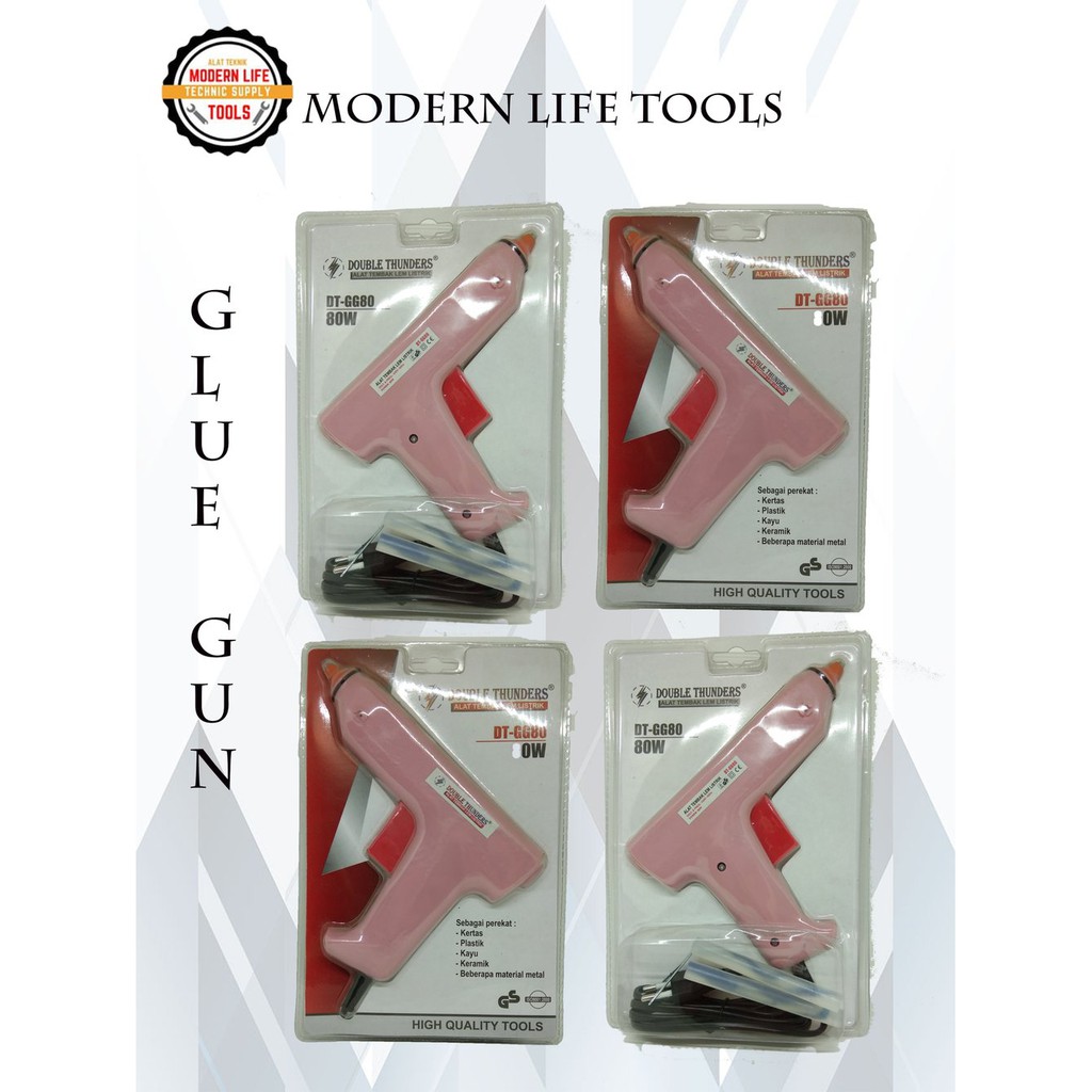 Lem Tembak Glue Gun 80 Watt Double Thunders