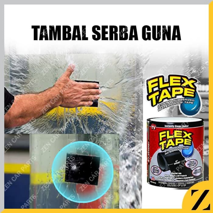 Lakban Penambal Anti Bocor Tambal Kuat Pipa Selang Plastik Ember 4" x 1,5m Isolasi Ajaib Super Water