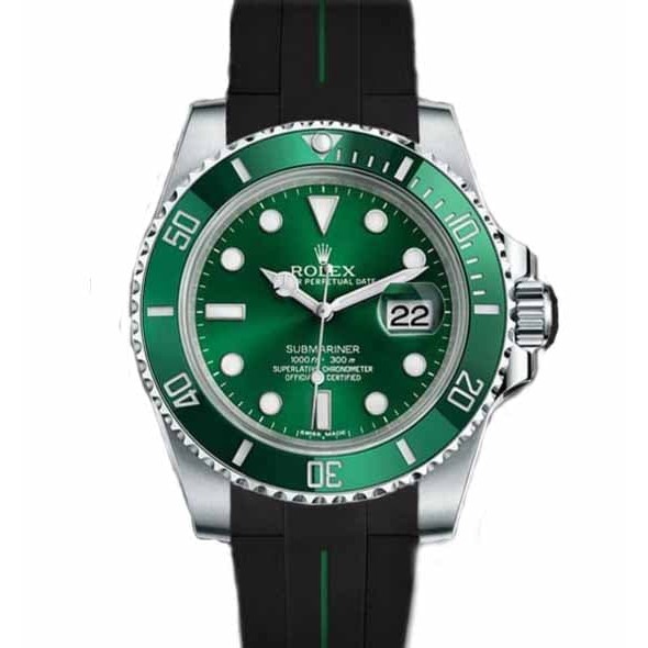 Jam Tangan Pria ROLEX Submariner Hulk Rubber