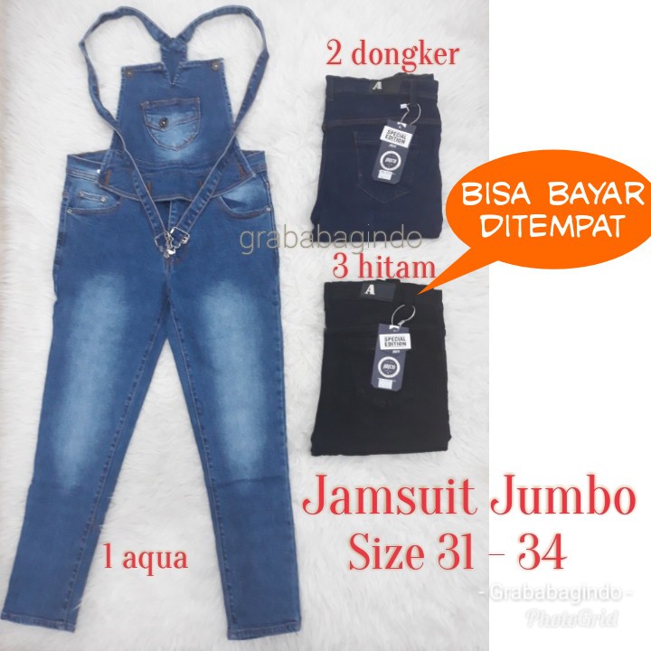 JAMSUIT REMAJA CELANA  KODOK  BAJU MONYET  JUMPSUIT Size 