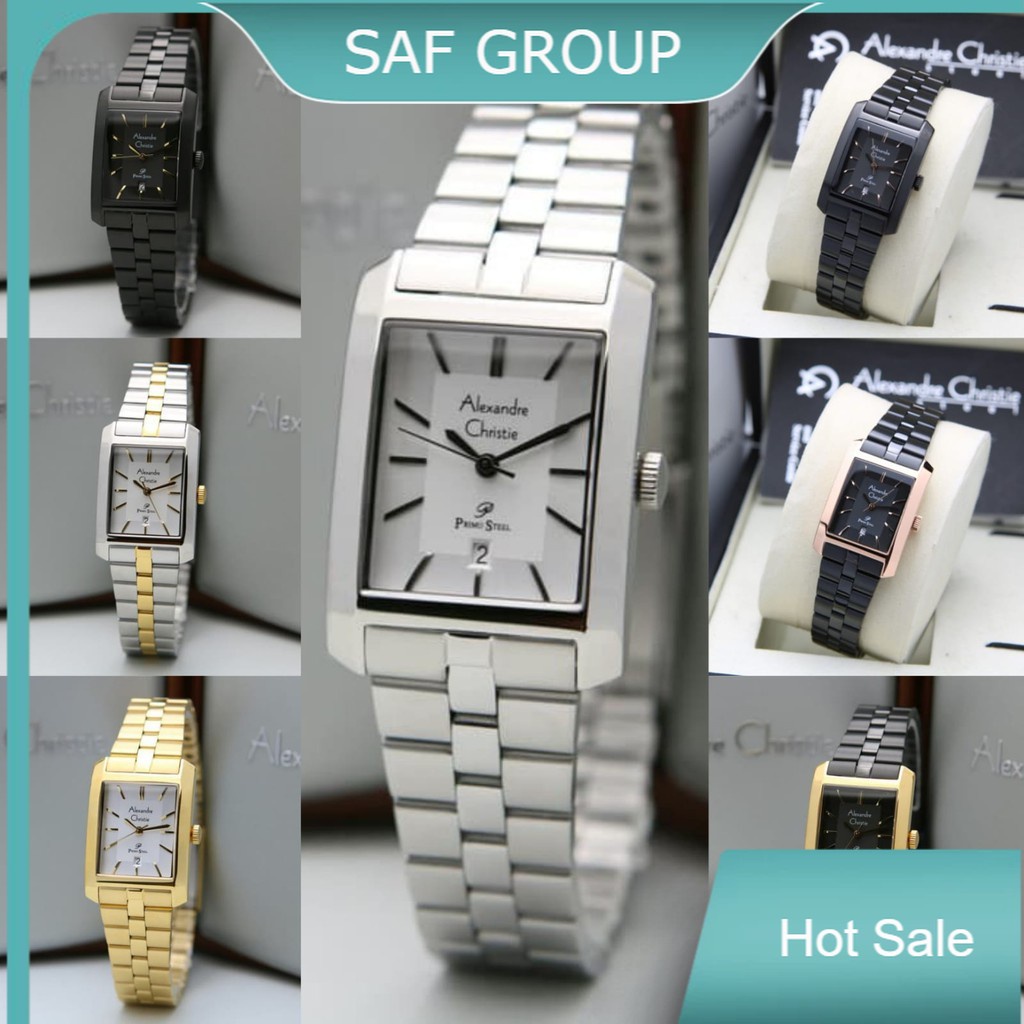 JAM TANGAN WANITA ALEXANDRE CHRISTIE AC 1019 / AC1019 RANTAI ORIGINAL by plp