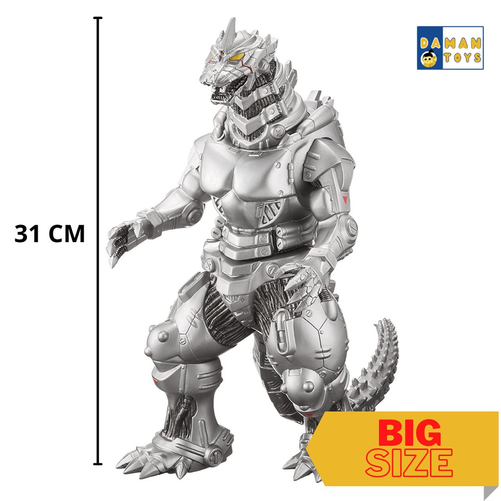 MECHA GODZILLA  ACTION FIGURE GODZILLA KAIJU BIG SIZE 35CM/MAINAN ANAK LAKI /FIGURE/ GODZILA VS KONG