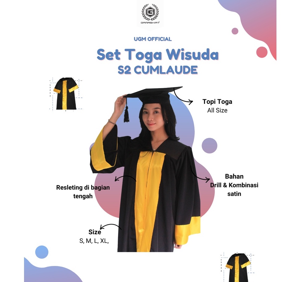 Baju Wisuda S2 CUMLAUDE BY KOPMA UGM