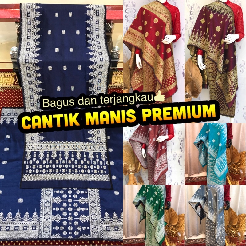 SONGKET TENUN CANTIK MANIS PREMIUM  - ILHAM SONGKET PALEMBANG