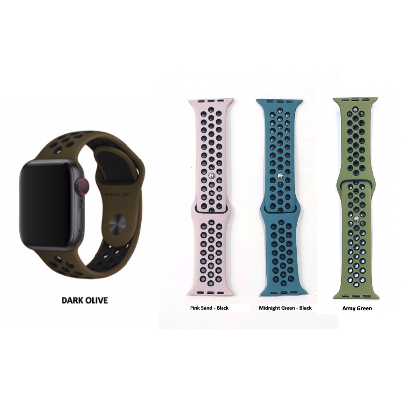 Apple Watch 38MM / 40MM / 41MM / 42MM / 44MM / 45MM / 49MM UTRA Nike Sport Strap Band Silicone 1- 8 / SE