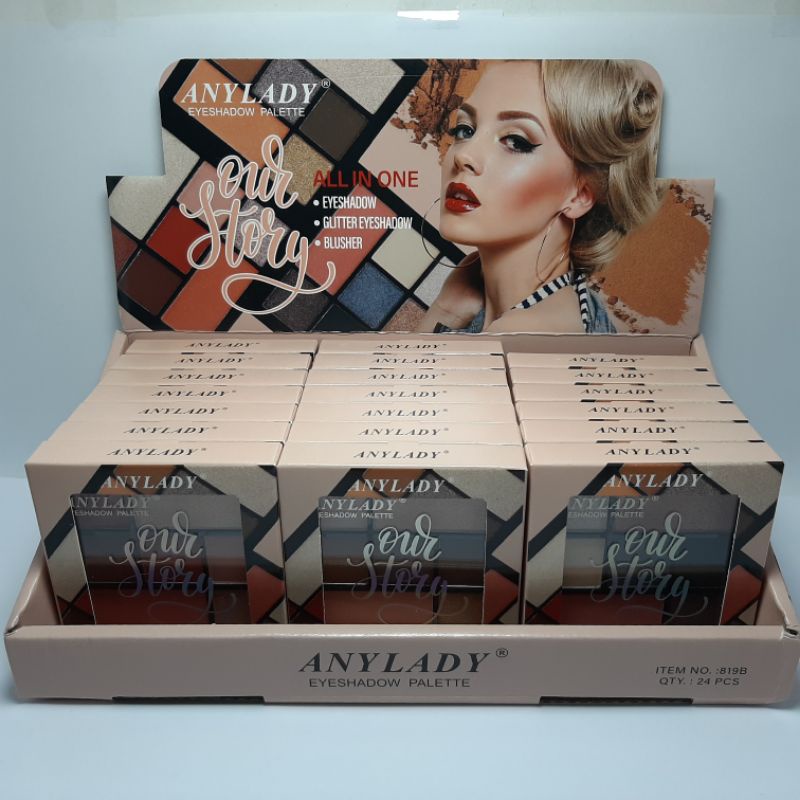 ANYLADY EYESHADOW PALETTE ALL IN ONE OUR STORY