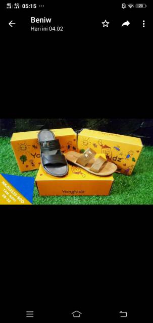 Sandal  yongkidz anak.