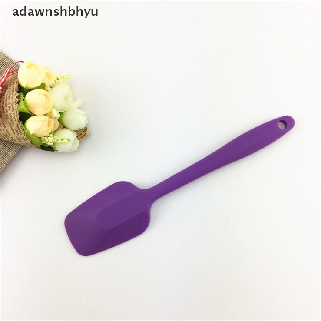 Adawnshbhyu Spatula Silikon Baking Rubber Scraper Tahan Suhu Tinggi Terintegrasi ID